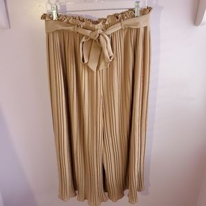 Sweet Rain Beige Wide Leg Pants